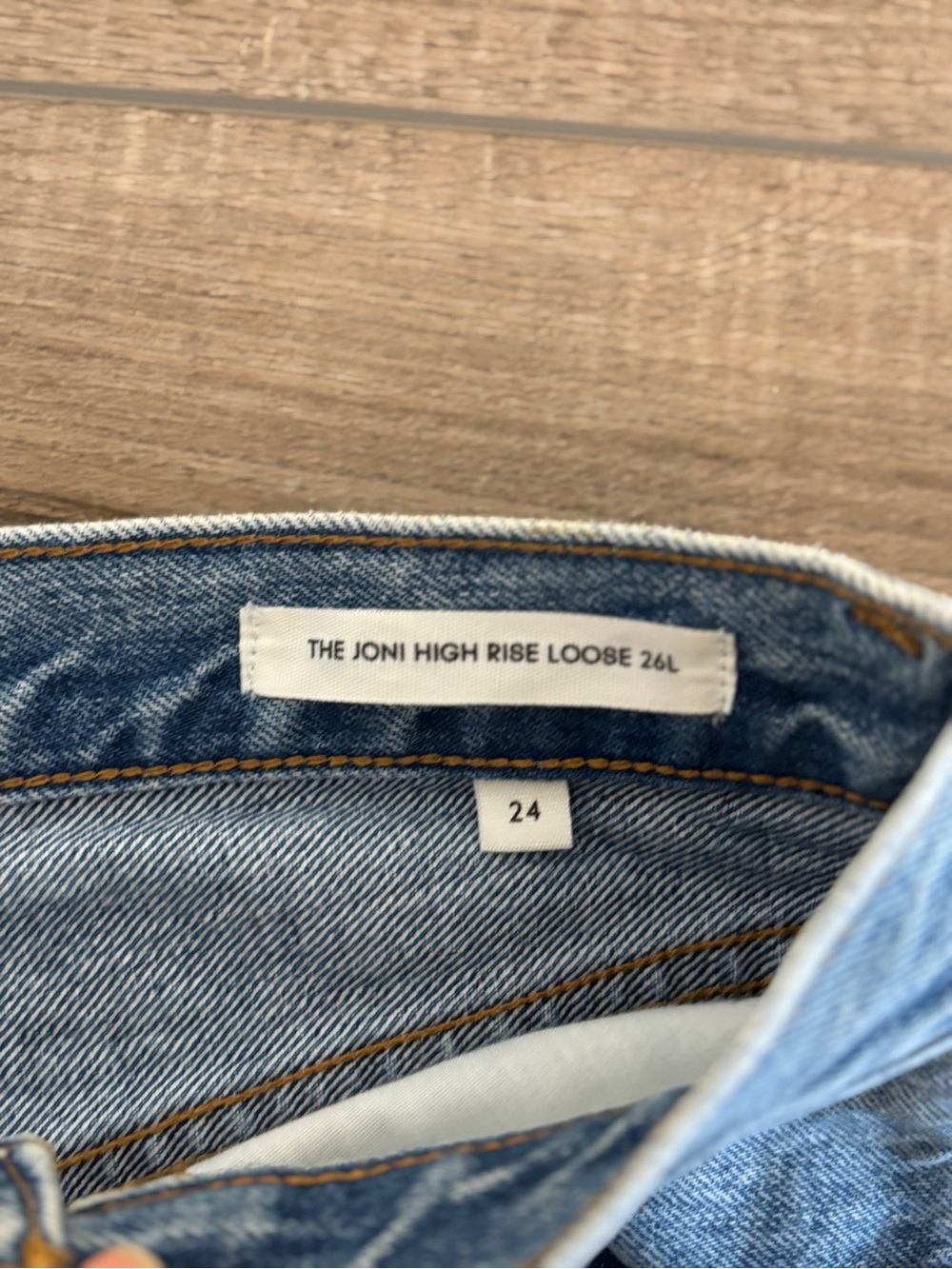 Denim Forum The Joni High Rise Loose Jeans Blue Size 24 - Picture 7 of 11
